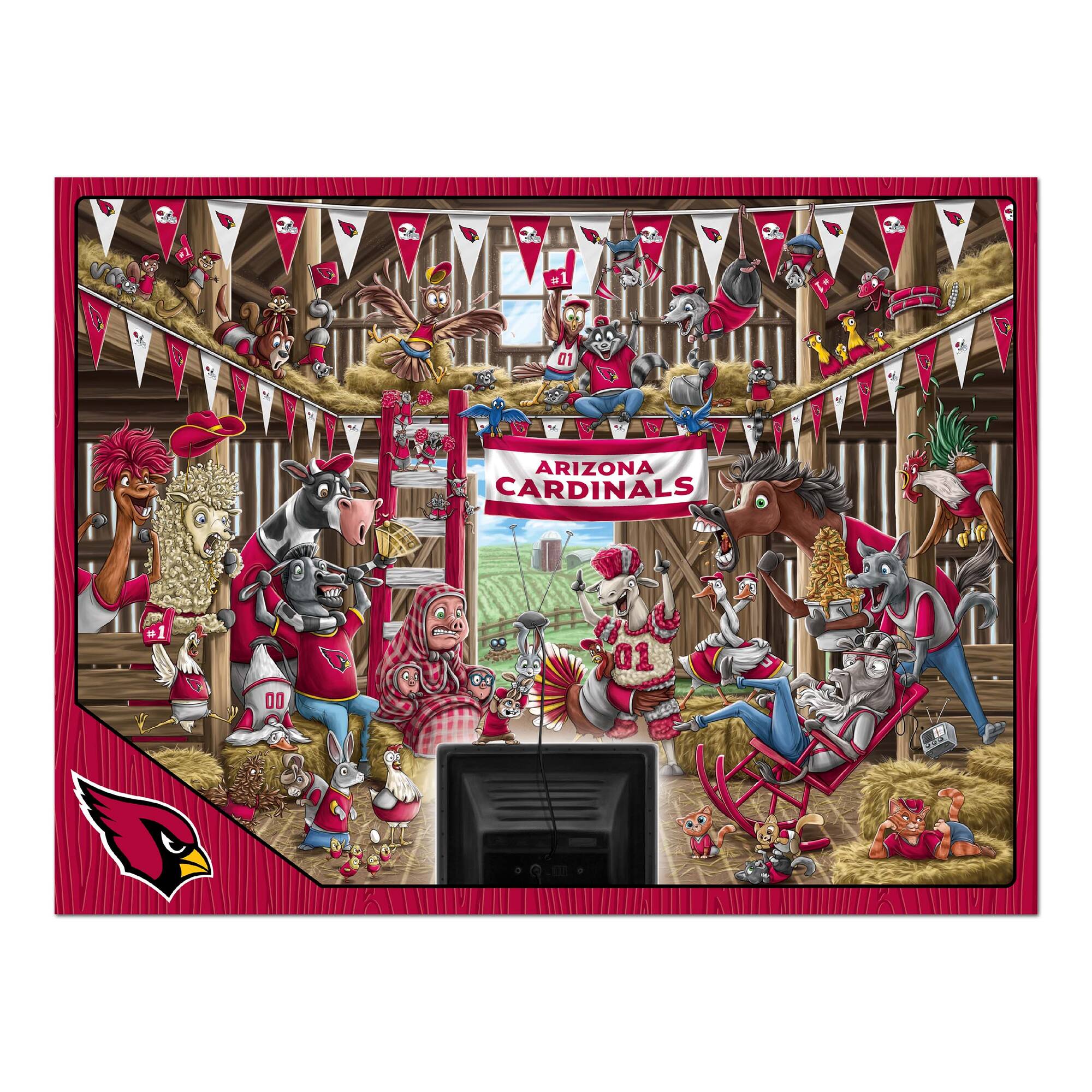 NFL Barnyard Fans 500 Piece Puzzle